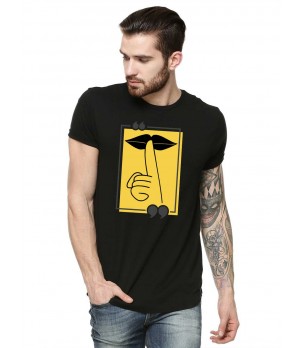 Tricou barbati negru - Don`t Speak